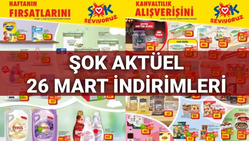 ŞOK Aktüel Kataloğu 26 Mart: Fırsatlar Kaçmıyor, Piknik Masası ve Daha Fazlası!