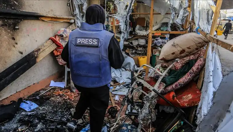 İsrail Gazetecilerin Çadırını Hedef Aldı: Savaşın Şok Edici Yüzü