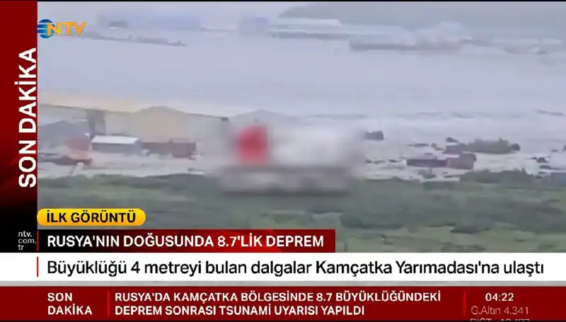 Kamçatka Kıyıları Tsunami Tehlikesiyle Karşı Karşıya: İlk Dalgalar Hissedildi