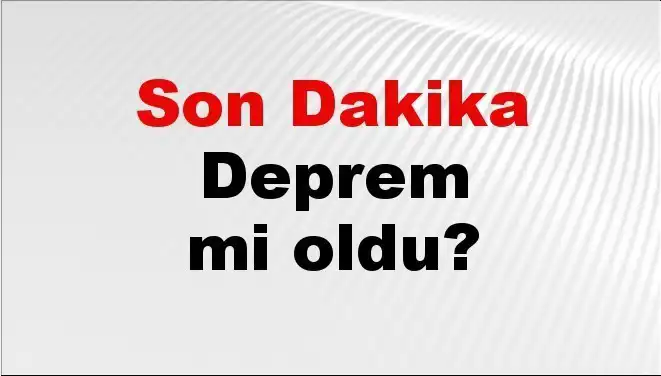 Kütahya'da Ani Deprem Şoku: Neler Yaşandı?
