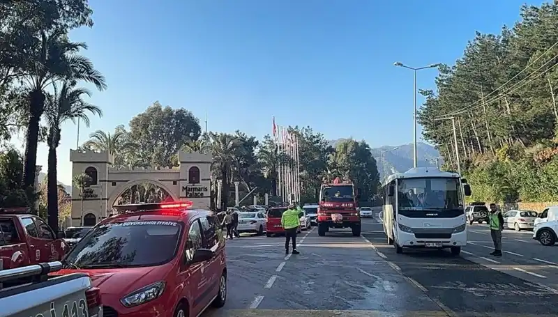 Muğla'daki Beş Yıldızlı Otelde Büyük Yangın Paniği Yarattı