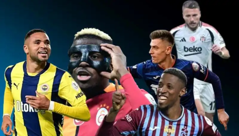 Süper Lig'de Gol Krallığı Yarışı Kızışıyor: Osimhen, Banza ve En-Nesyri'nin Golleri